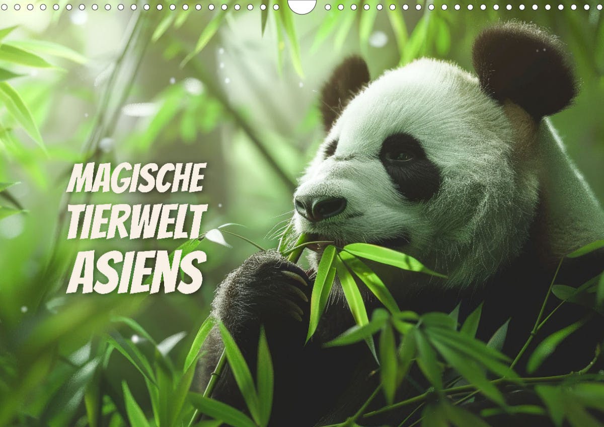 Deckblatt des Kalenders "Magische Tierwelt Asiens"